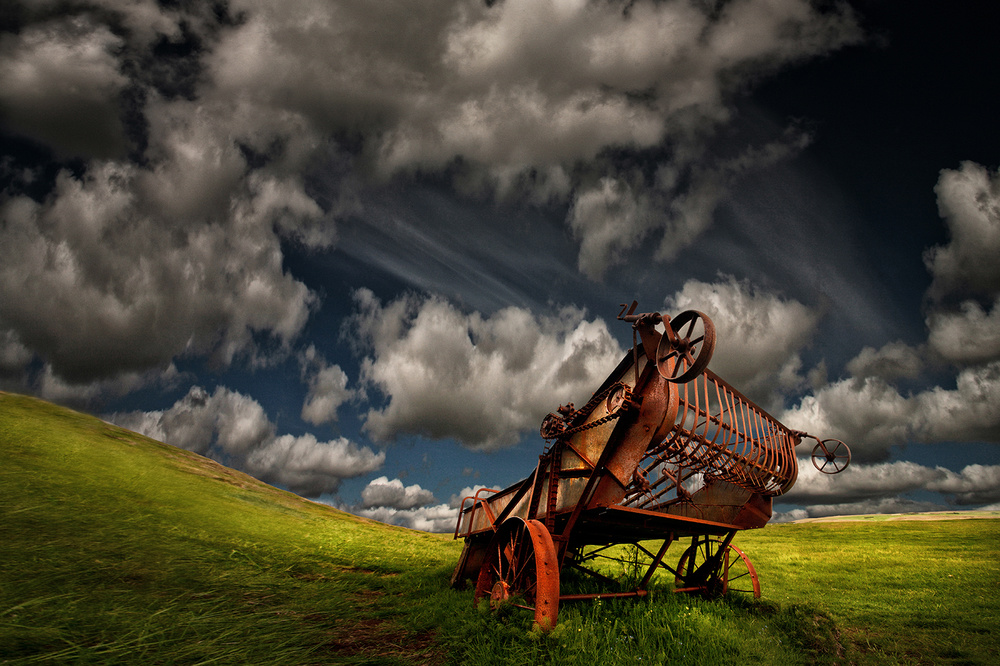 Old Farm Relic Sky by Þorsteinn H. Ingibergsson — canvas wall art