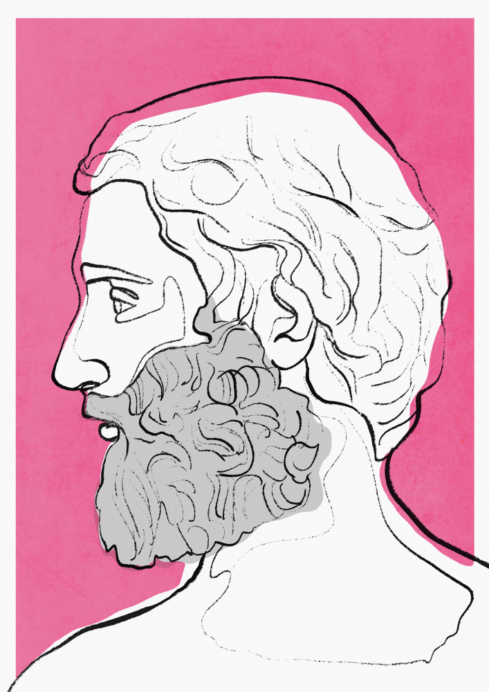 Ancient Profile Redux by Treechild — canvas wall art