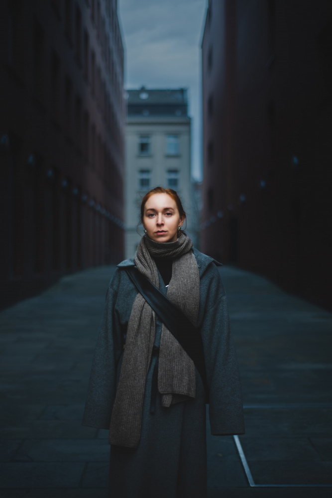 Serious Urban Portrait by Dmitrii Rabeev — canvas wall art