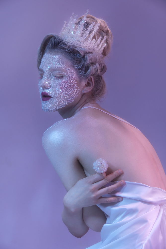 Sparkling Lavender Queen by Tatya Lushchyk — canvas wall art