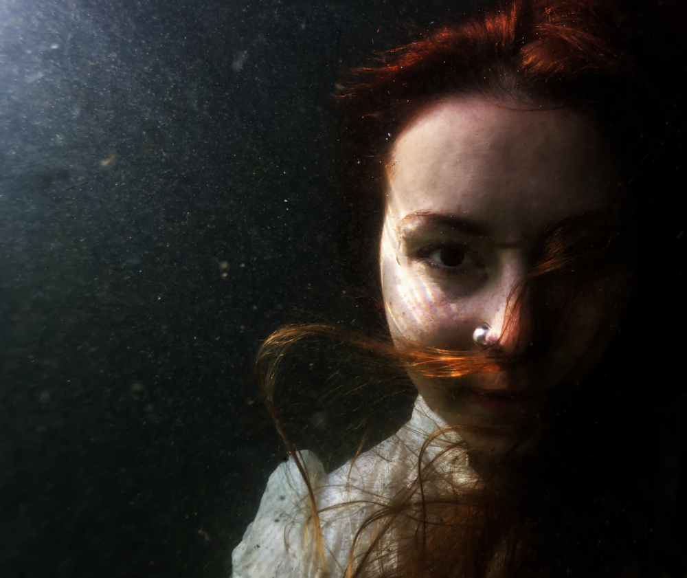 Underwater Gaze by Petr Kleiner — canvas wall art