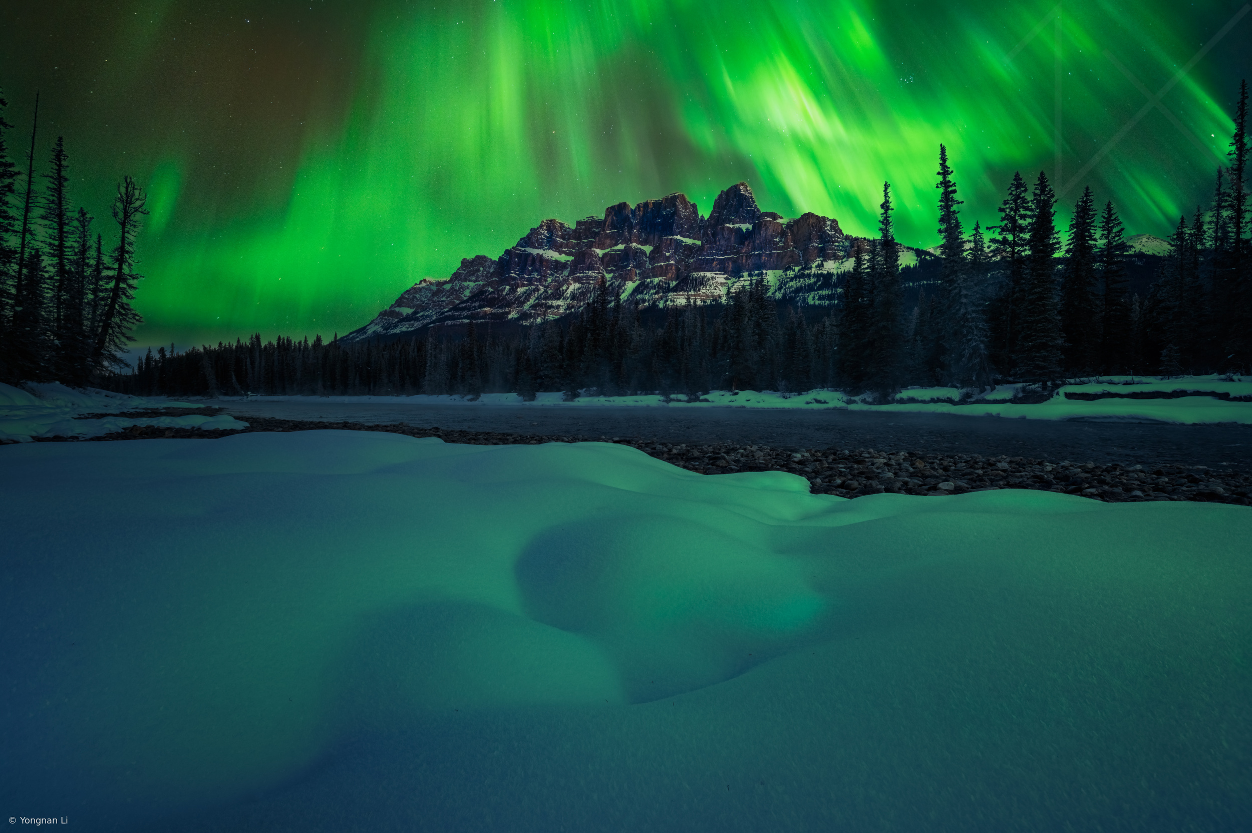 Castle Mountain Night