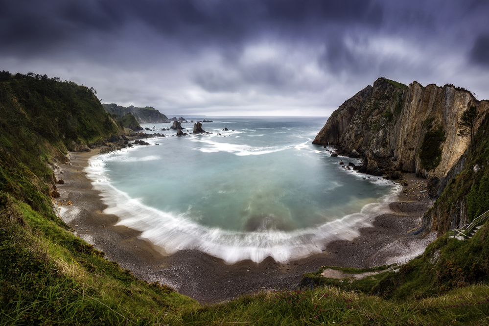 Wild Coast Serenity by Rodrigo Núñez Buj — canvas wall art