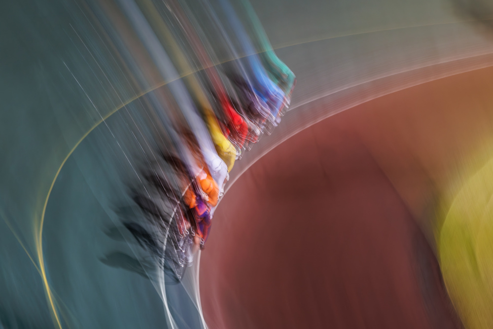 Vibrant Motion Blur by 山下泰史 — canvas wall art