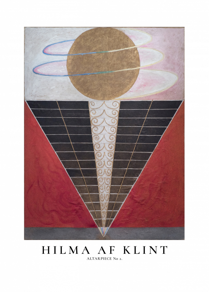 Hilma Af Klint   Altarpiece No2 Poster by Hilma Af Klint — canvas wall art