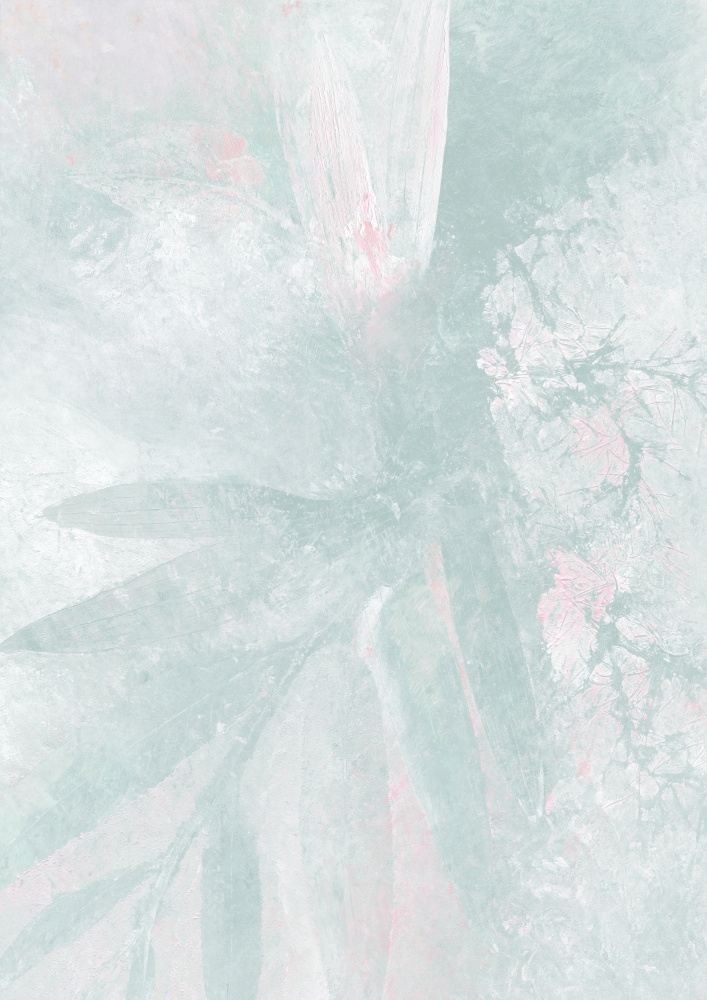 Ethereal Pastel Bloom by Rosana Laiz Blursbyai — canvas wall art
