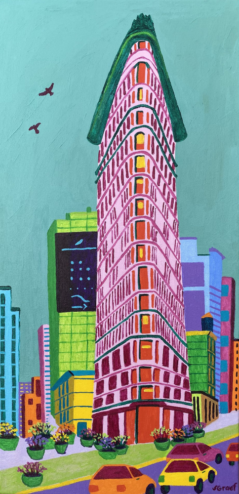 Flatiron Two by Sue Graef — canvas wall art
