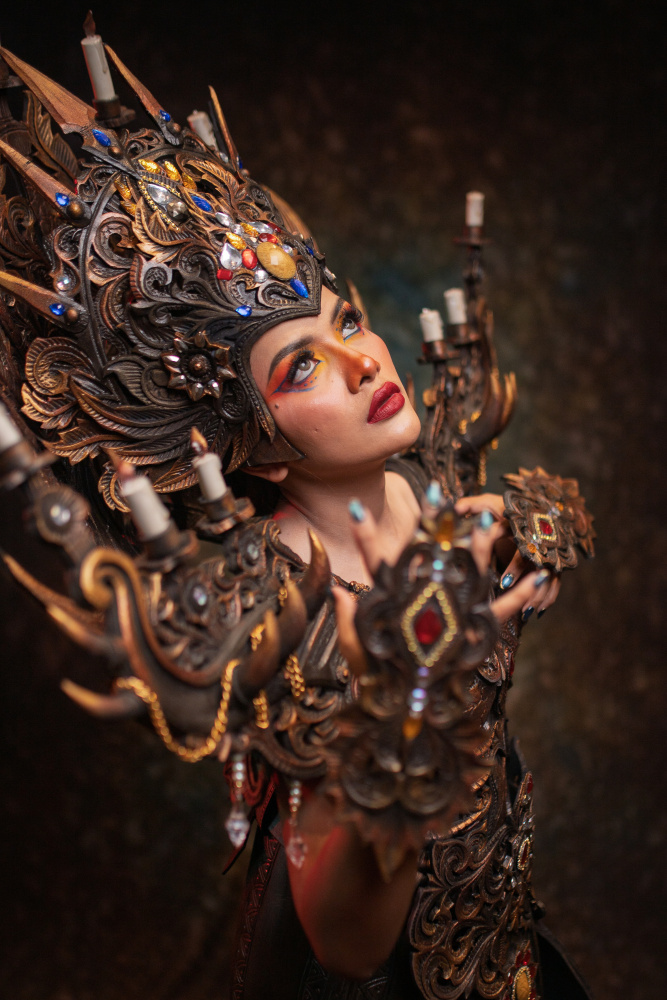 Mystic Candle Queen by Rullyanto Wibisono — canvas wall art