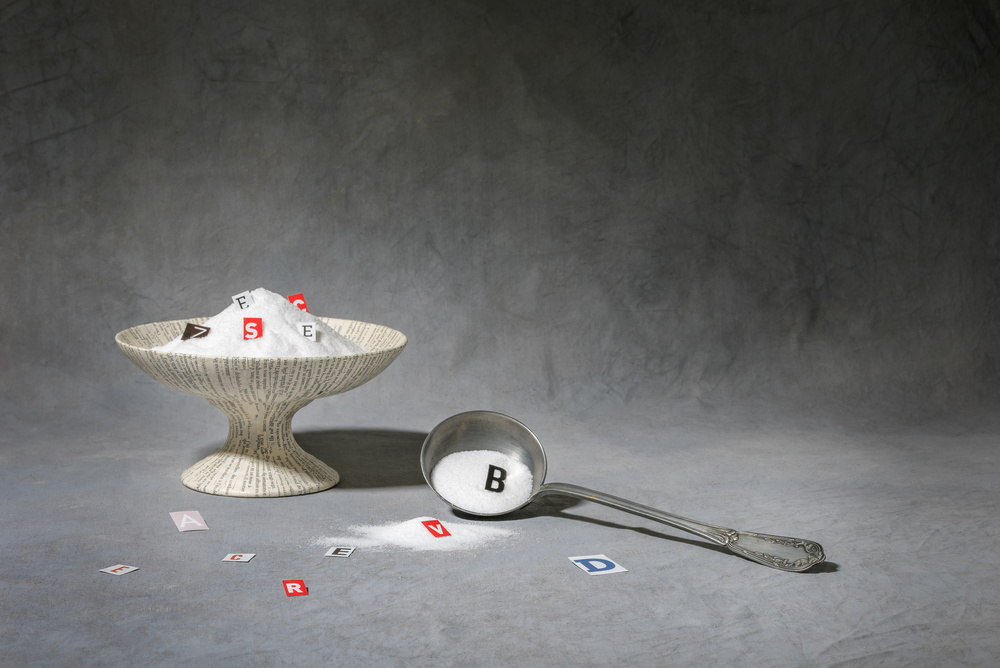 Sweet Alphabet Still Life by Christophe Verot — canvas wall art