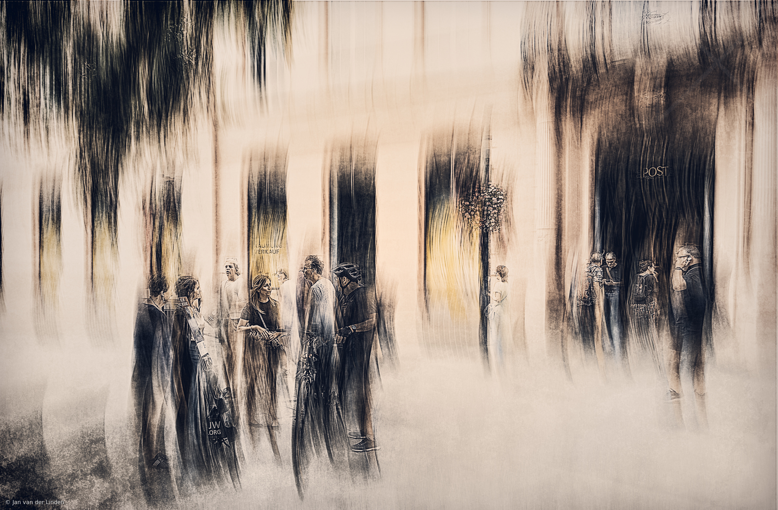 In the streets of Luxemburg city