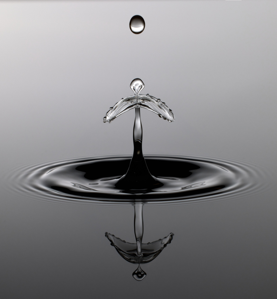 Elegant Water Splash by Peter Schade — canvas wall art
