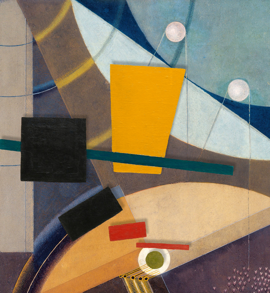 Geometric Abstract Composition by Marja van den Hurk — canvas wall art