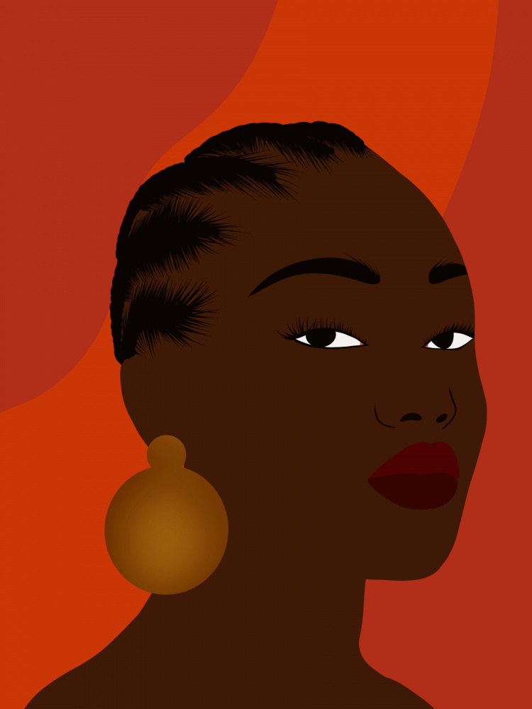 Cornrows by Carelle N'guessan — canvas wall art