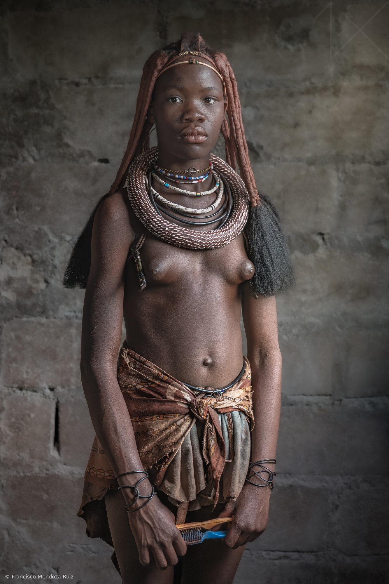 Mutua girl portrait, Angola