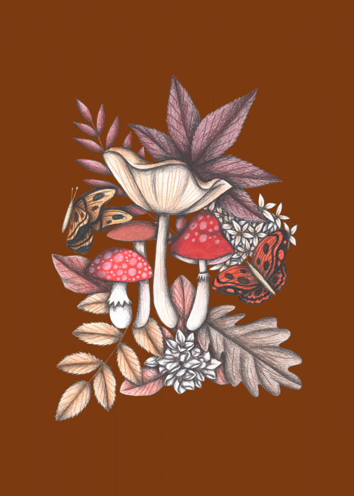 Autumn Forest Magic by Cecilia Battaini — canvas wall art