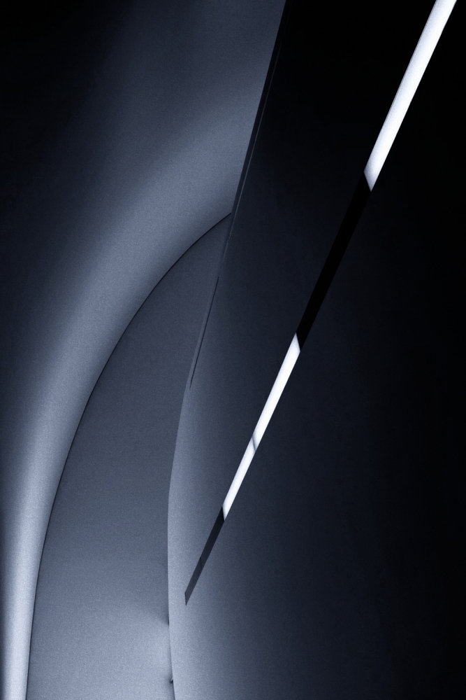 Abstract Blue Light by Philippe-M — canvas wall art