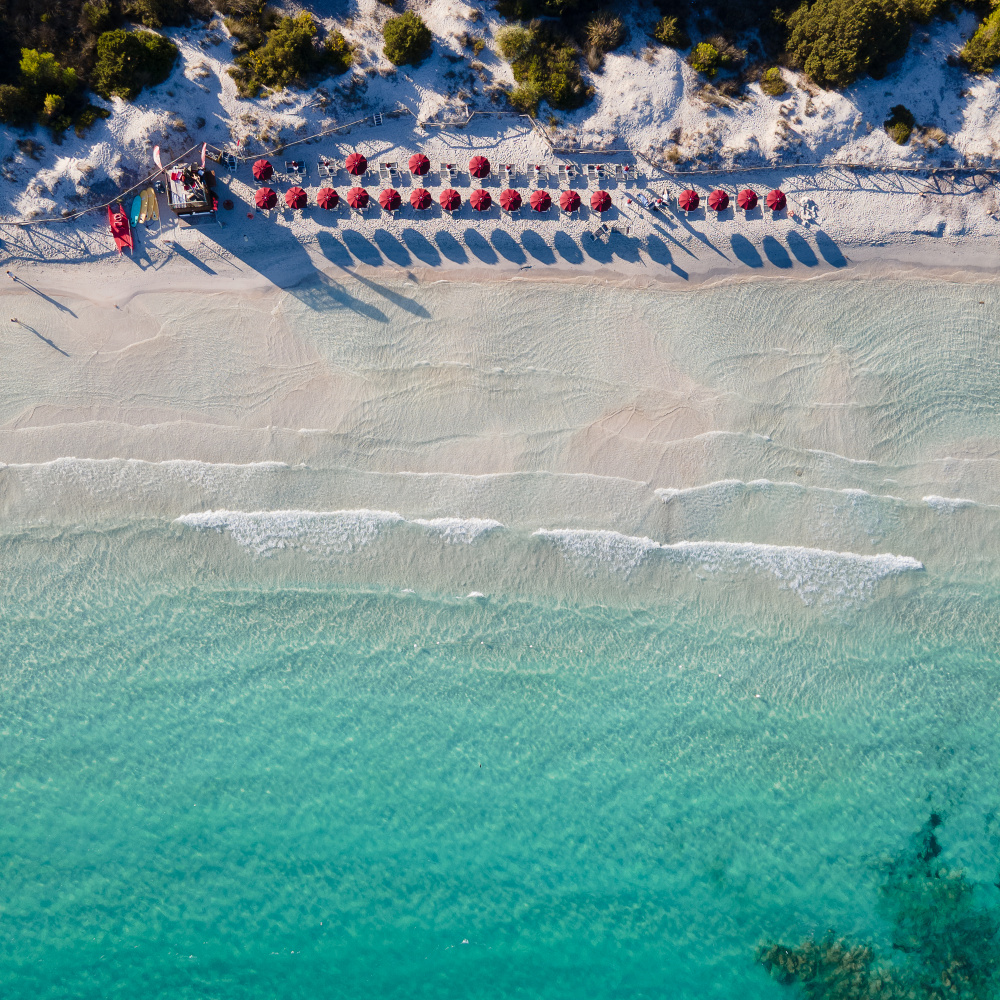 Turquoise Beach Paradise by Anna Kirchner — canvas wall art