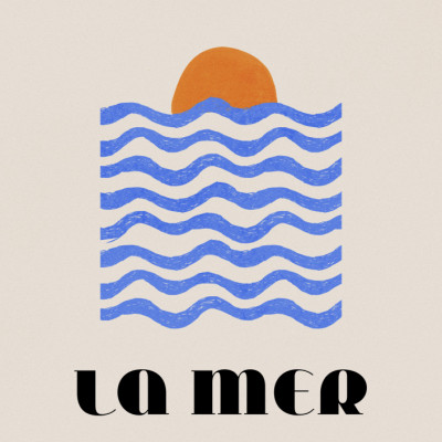 La Mer Abstract Ocean Poster No. 03
