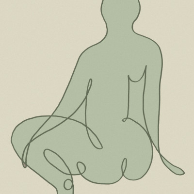 Relaxed Minimalist Figure