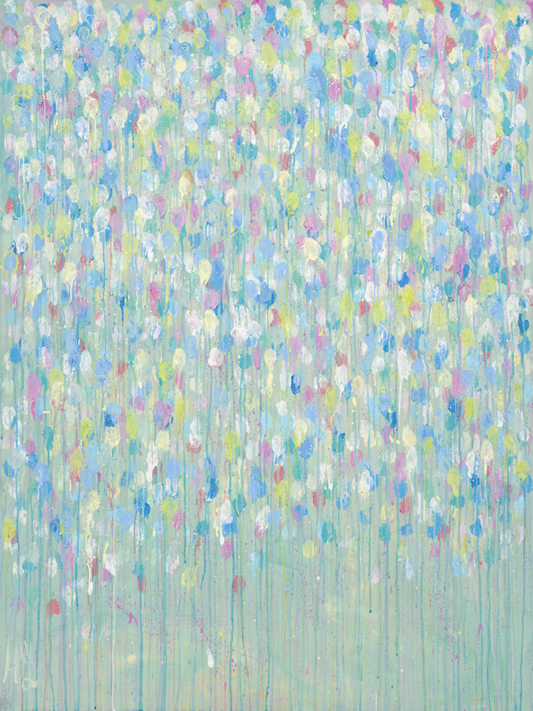 Dreamy Pastel Dots by Helen Joynson — canvas wall art