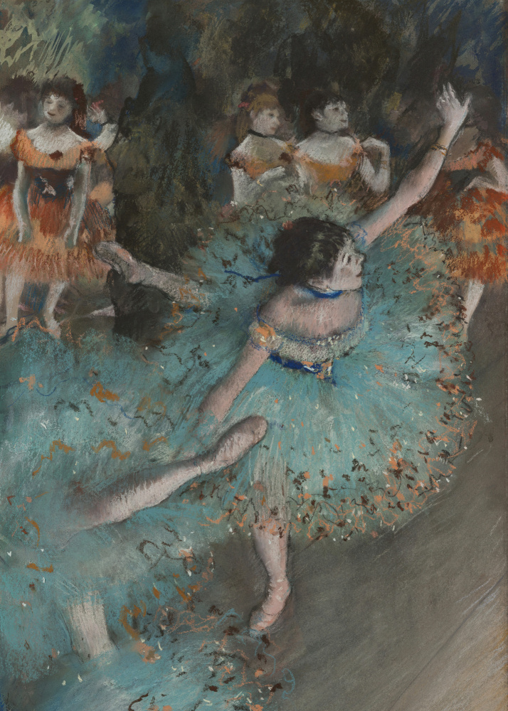 Swaying Dancer by Edgar Degas — canvas wall art