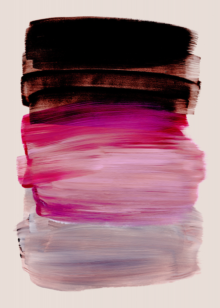 Abstract Brush Strokes 184 by Mareike Böhmer — canvas wall art