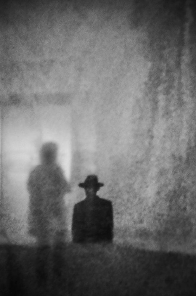 Mysterious Man in Hat by Parole Kim — canvas wall art