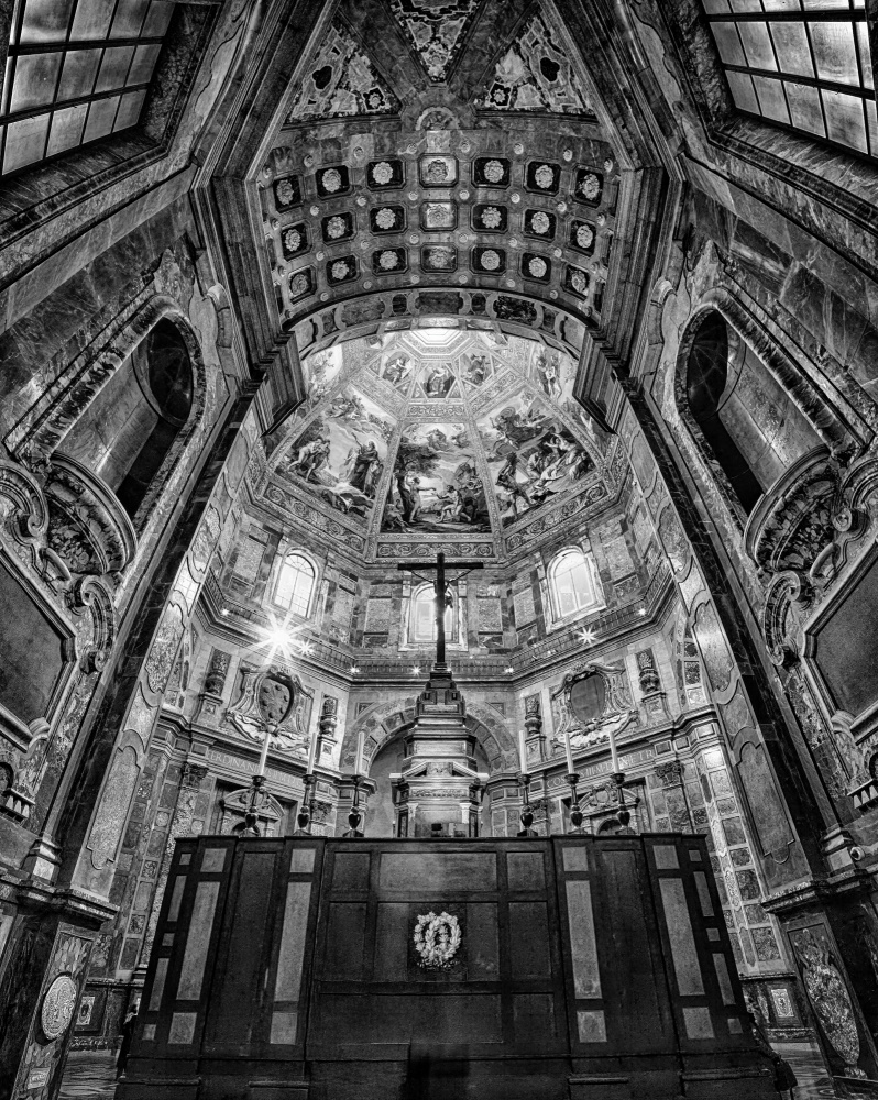 Grand Baroque Sanctuary by carlo borgatelli — canvas wall art
