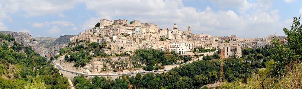 Historic Sicilian Hill Town by Stefano Castoldi — canvas wall art
