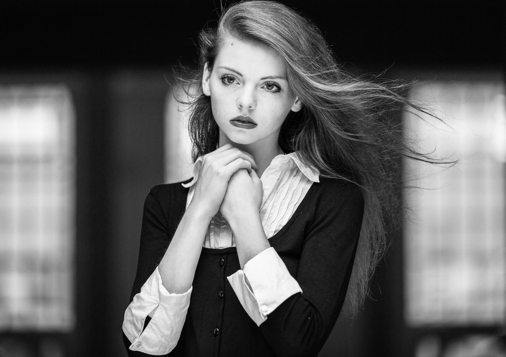 Pensive Elegant Woman by TORU MATSUNAGA — canvas wall art