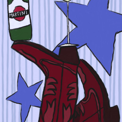 Martini Boots and Stars