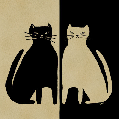 Yin Yang Cats