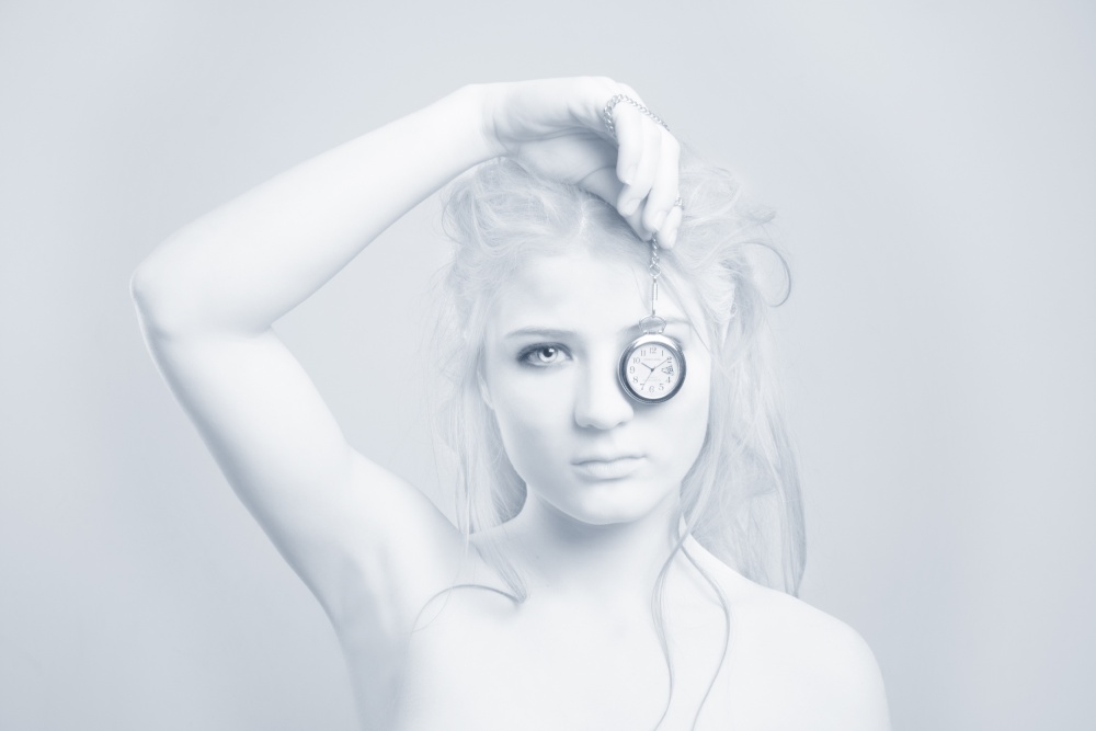 Hypnotic Watch Portrait by Melissa Osorio — canvas wall art