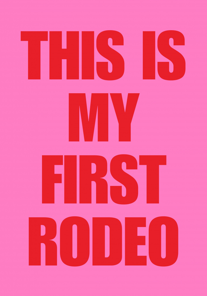 This Is My First Rodeo by Athene Fritsch — canvas wall art