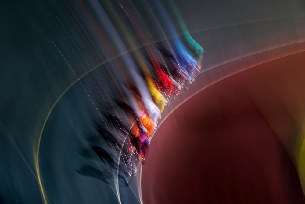Dynamic Color Streaks by 山下泰史 — canvas wall art