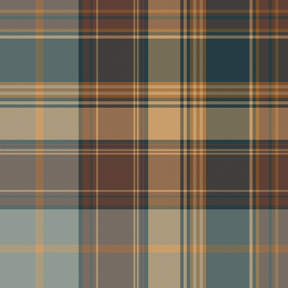 Classic Autumn Plaid by Alexandra Weise — canvas wall art