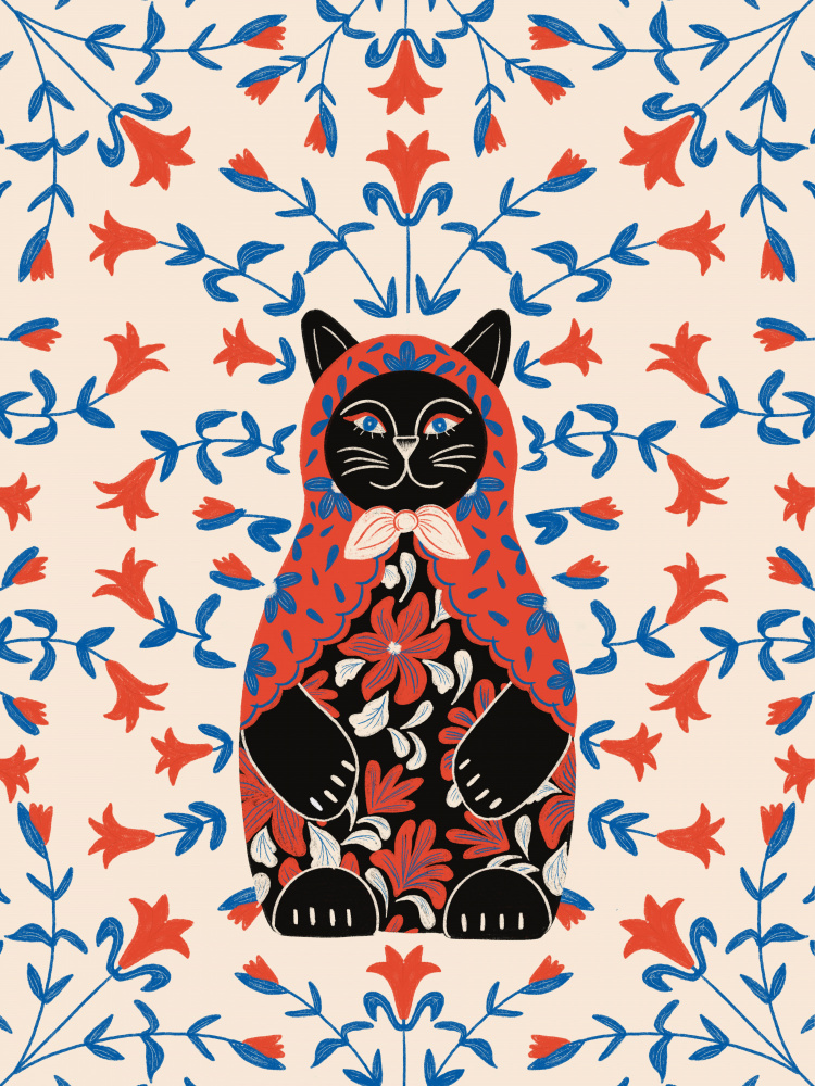 Catrioshka by Jota de jai — canvas wall art