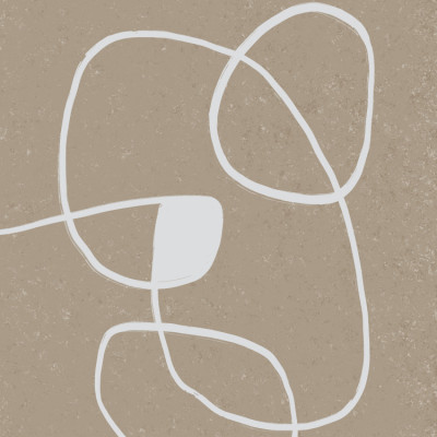 Abstract Minimalist Lines on Brown