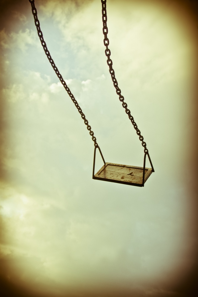 Empty Swing Sky by Melissa Osorio — canvas wall art