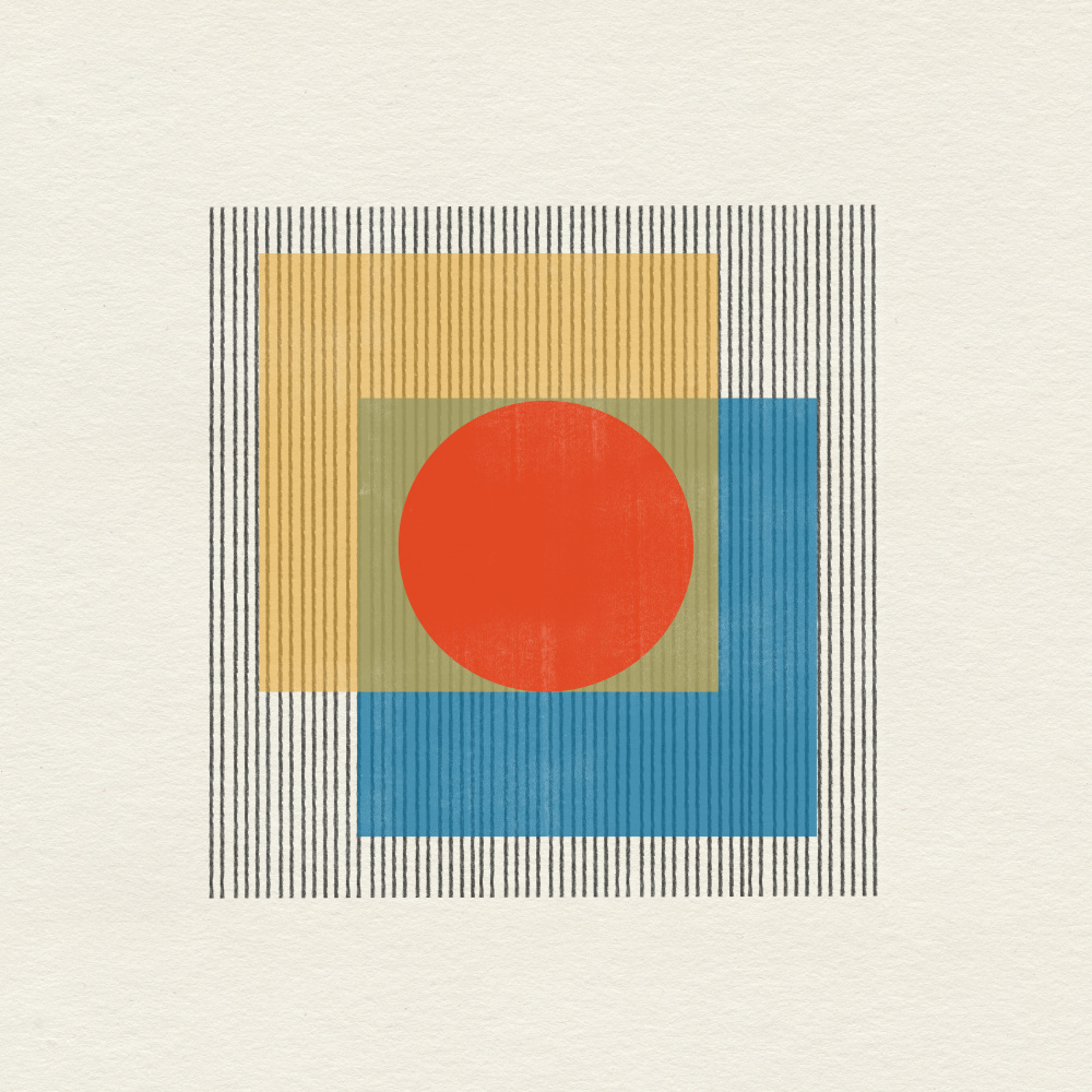 Geometric Harmony by THE MIUUS STUDIO — canvas wall art