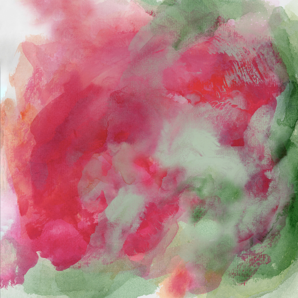 Fluid Pink Green Art by Teodora 'Teo' Guererra — canvas wall art