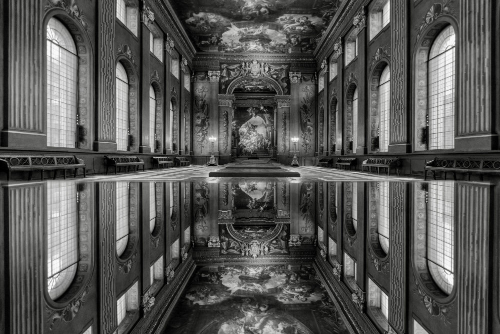 Grand Hall Reflection by Agus Adriana — canvas wall art