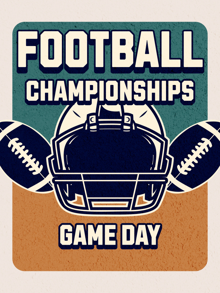 Football Game Day by Old Artists Studio IV — canvas wall art