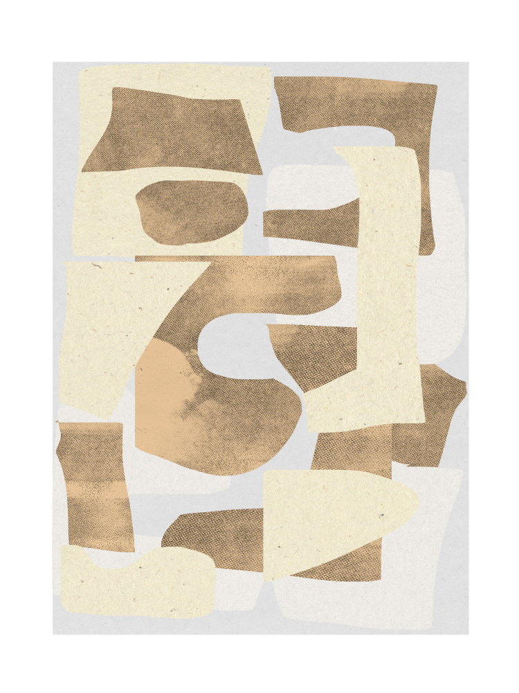 Earthy Fragments by THE MIUUS STUDIO — canvas wall art