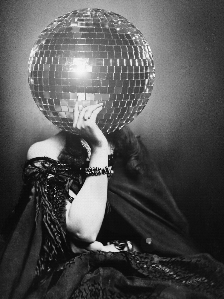 Glamorous Disco Mystery by The Art Concept — canvas wall art