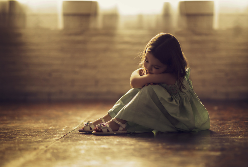 Quiet Child's Solitude by Jose Garcia — canvas wall art