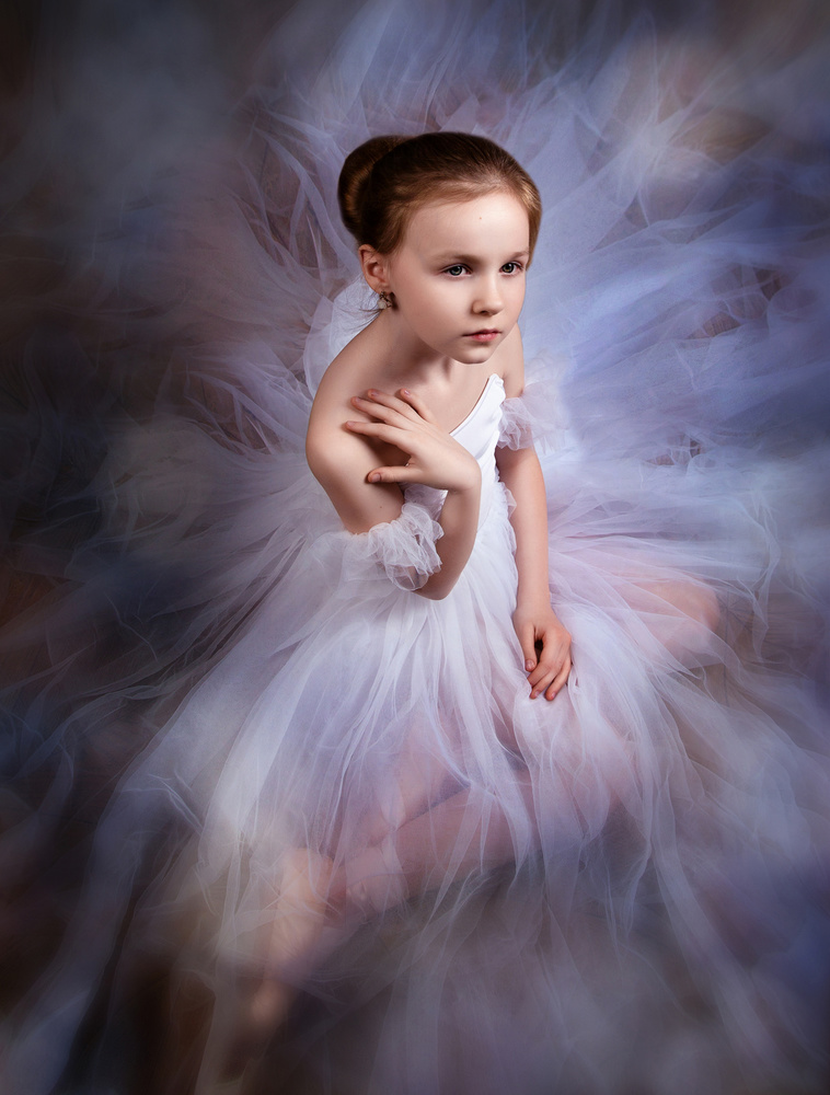 Dreamy Child Ballerina by Alina Lankina — canvas wall art