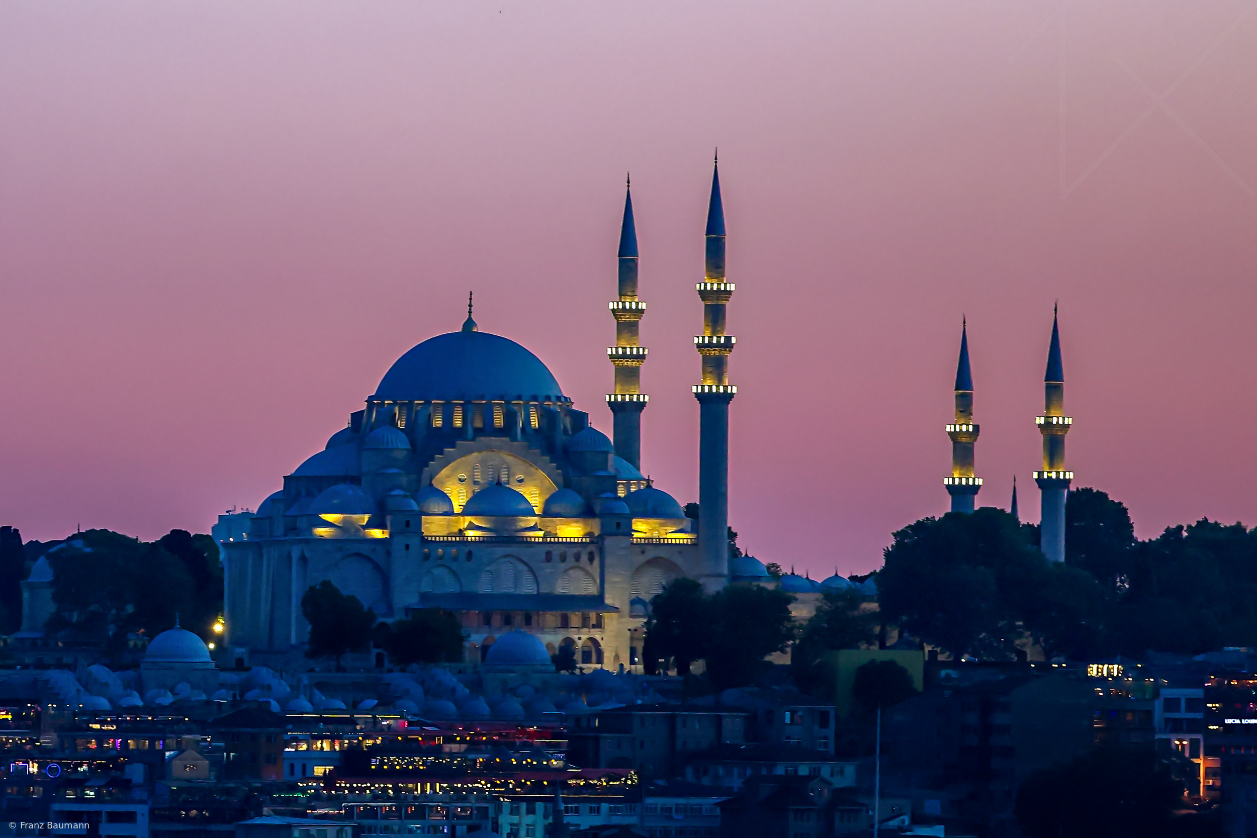 Twilight over Suleymaniye Mosque