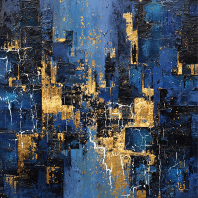 Golden Urban Abstract