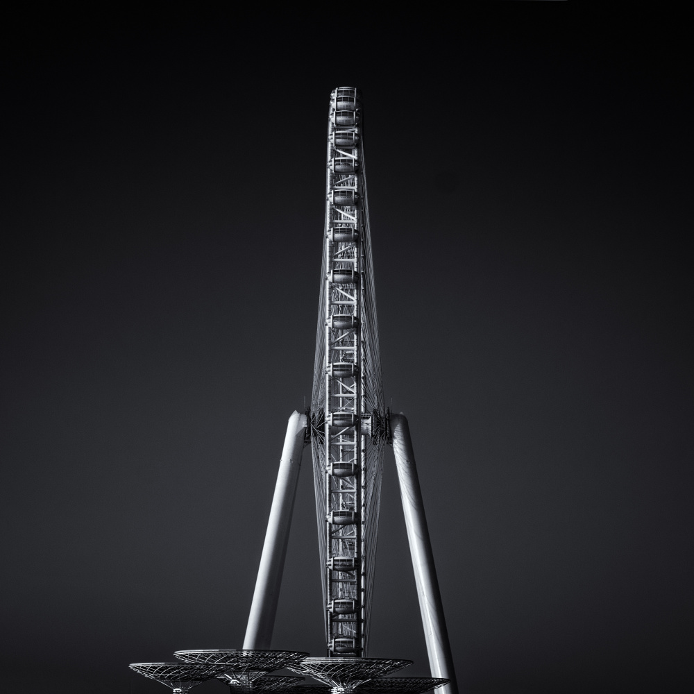 Modern Ferris Wheel by Rolf Endermann — canvas wall art